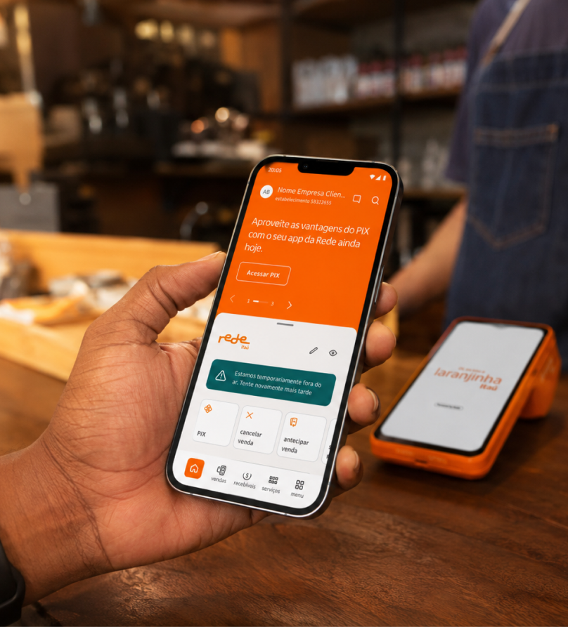 Rede — nova home do app